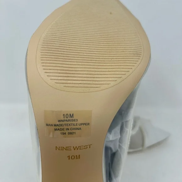 NEW Nine West Parise Strappy Heels Women's Size 10 - Picture 7 of 8